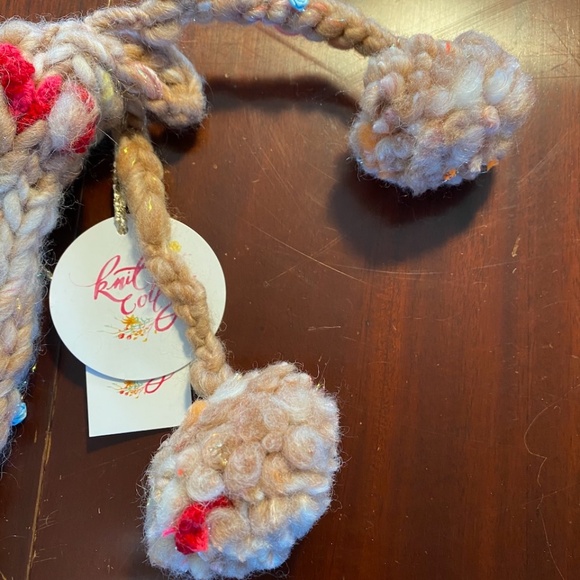 NWT Free People "Snowflake" Holiday Stocking - Knit - Picture 6 of 10